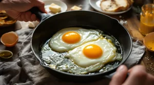 Beurre ou huile : pour des œufs au plat parfaitement cuits, ce chef utilise cette méthode précise