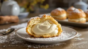 Ces choux à la crème pâtissière sont une tuerie : coques super légères, crème vanille ultra lisse