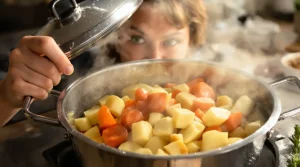 Cuisson à la vapeur : comment préserver les propriétés des pommes de terre, carottes et oignons
