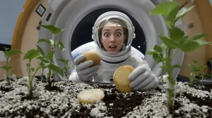 Des scientifiques ont fait pousser des patates dans du sol lunaire : ce que révèle cette réussite