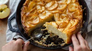 Gâteau aux pommes à la poêle : ma recette sans four, prête en quelques minutes