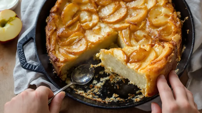 Gâteau aux pommes à la poêle : ma recette sans four, prête en quelques minutes Gâteau aux pommes à la poêle : ma recette sans four, prête en quelques minutes