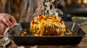 « Je la fais chaque semaine depuis janvier » : cette pomme de terre au four garnie a remplacé mes dîners