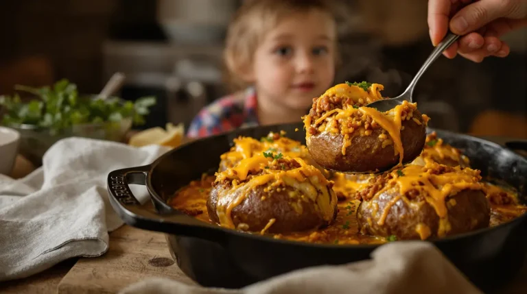 À la maison, j’adore ces pommes de terre farcies : elles sont devenues notre recette préférée du vendredi À la maison, j’adore ces pommes de terre farcies : elles sont devenues notre recette préférée du vendredi