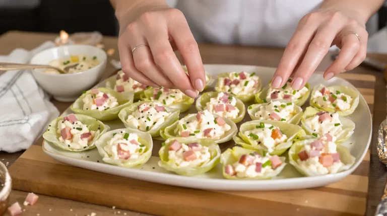 Petites barquettes d’endive au jambon : mon apéritif ultra express prêt en quelques minutes