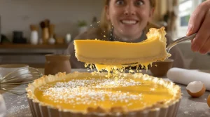 Plus rapide qu’un flan et aussi savoureuse qu’en boulangerie : j’ai fait ma tarte fondante express