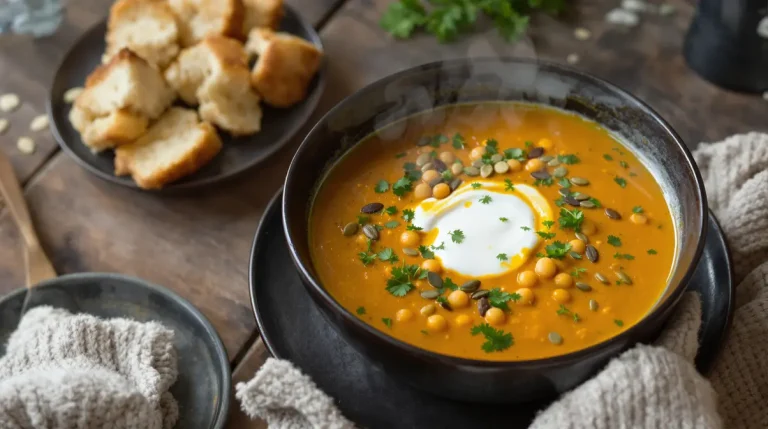 Velouté pois chiches-carottes au cumin : le dîner complet et healthy pour les soirs de flemme