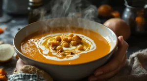 Velouté pois chiches-carottes au cumin : mon dîner complet et healthy pour les soirs de grande flemme