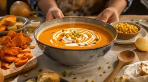 Velouté pois chiches-carottes au cumin : mon dîner healthy et complet pour les soirs de flemme