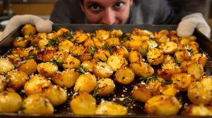 Voici comment je cuis des pommes de terre grenaille au four pour qu’elles soient dorées et fondantes